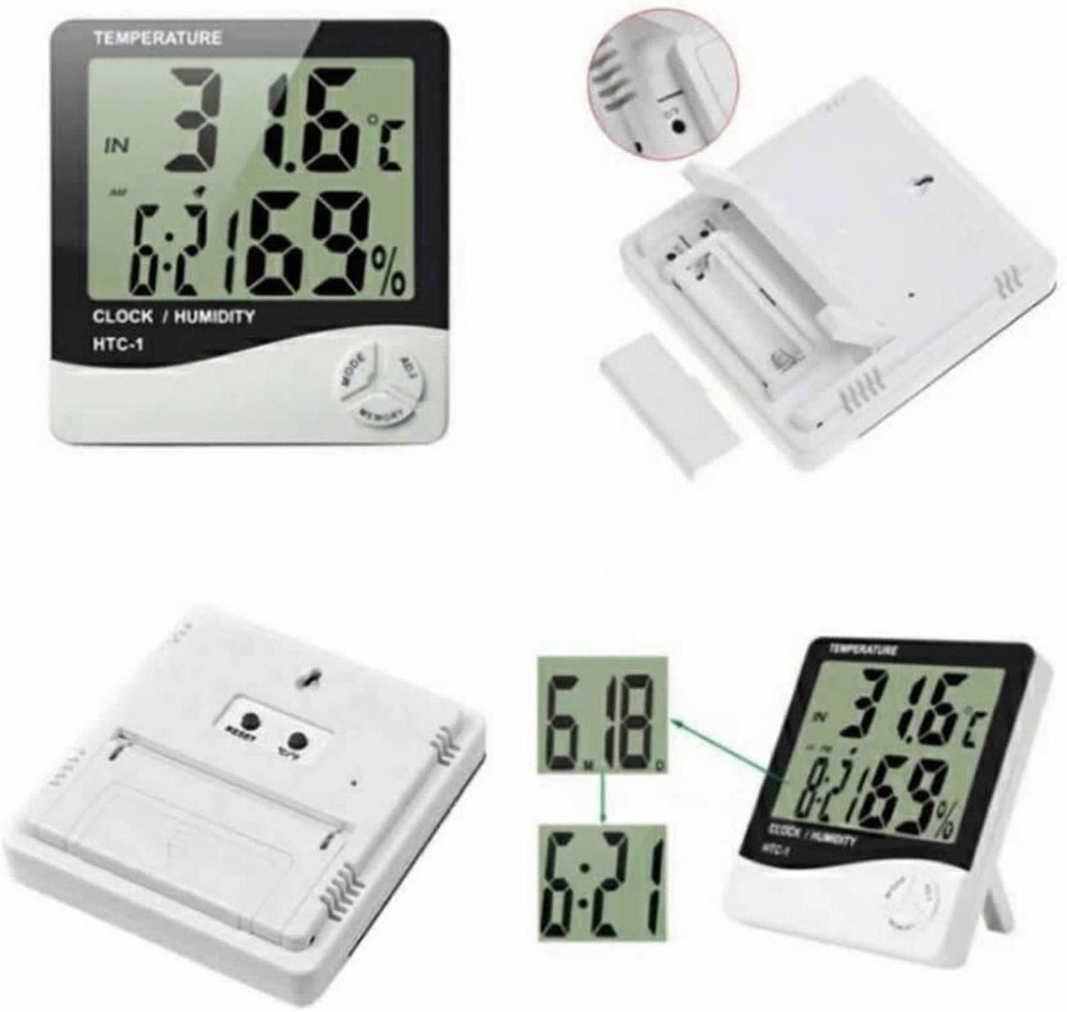 Image of Zinzo Digital White Clock