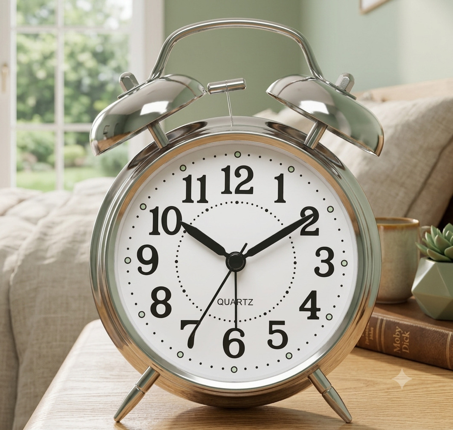 Image of AERYS Analog White Clock