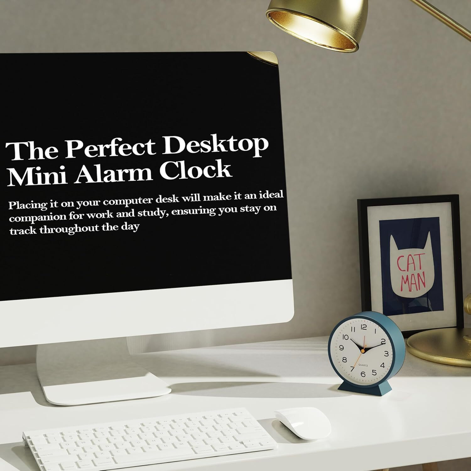 Image of AERYS Analog Blue Clock