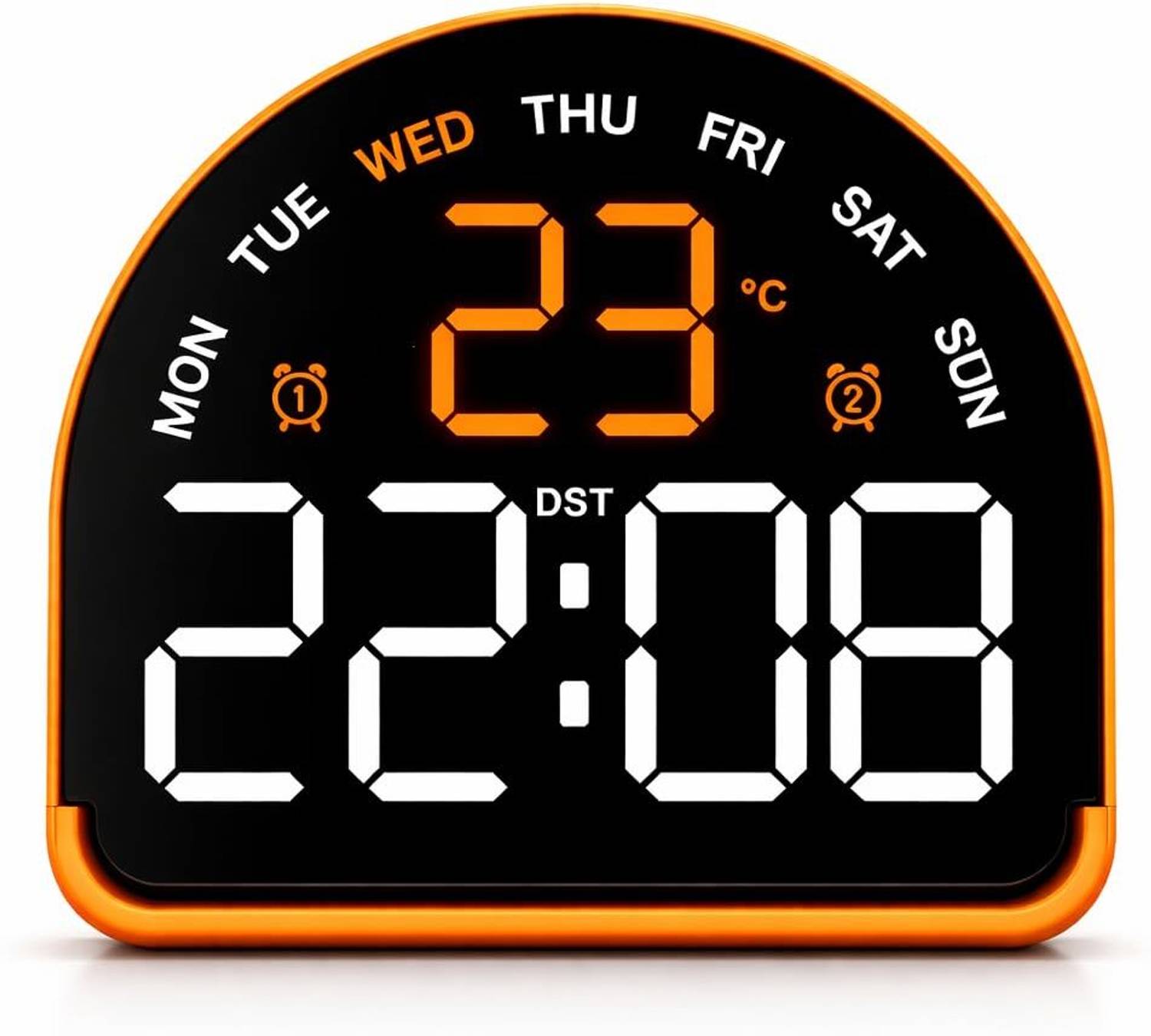 AERYS Digital Black, Orange Clock Price in India - Buy AERYS