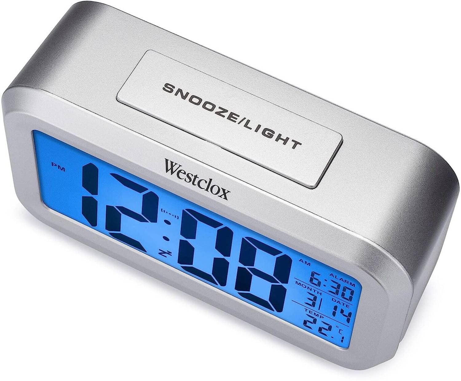ASTOUND Digital White Clock