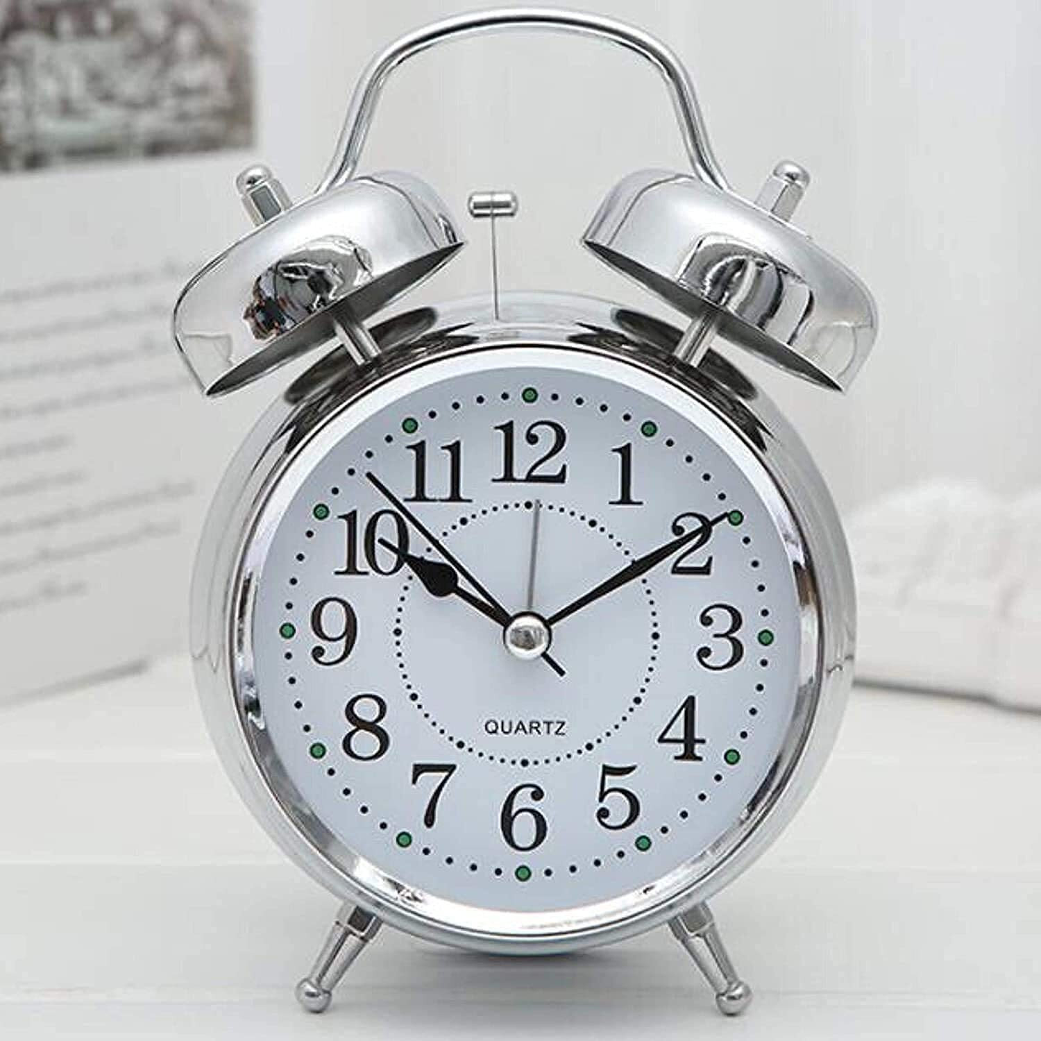 Image of KIRTORASU Analog Silver Clock