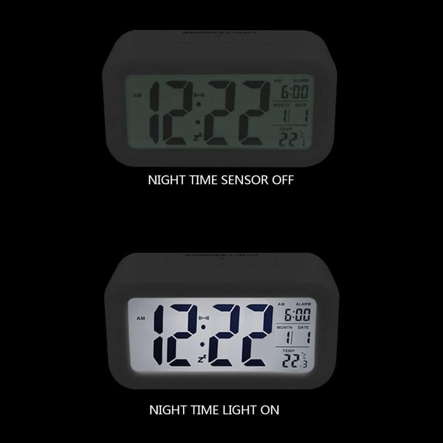 Image of NAMRA Digital White Clock