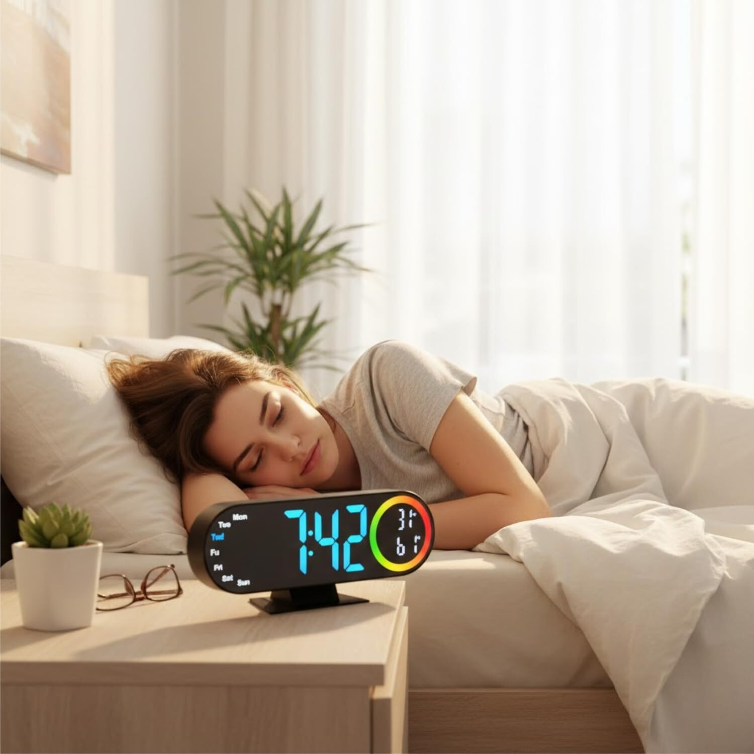 Image of Lipzie Digital Black Clock