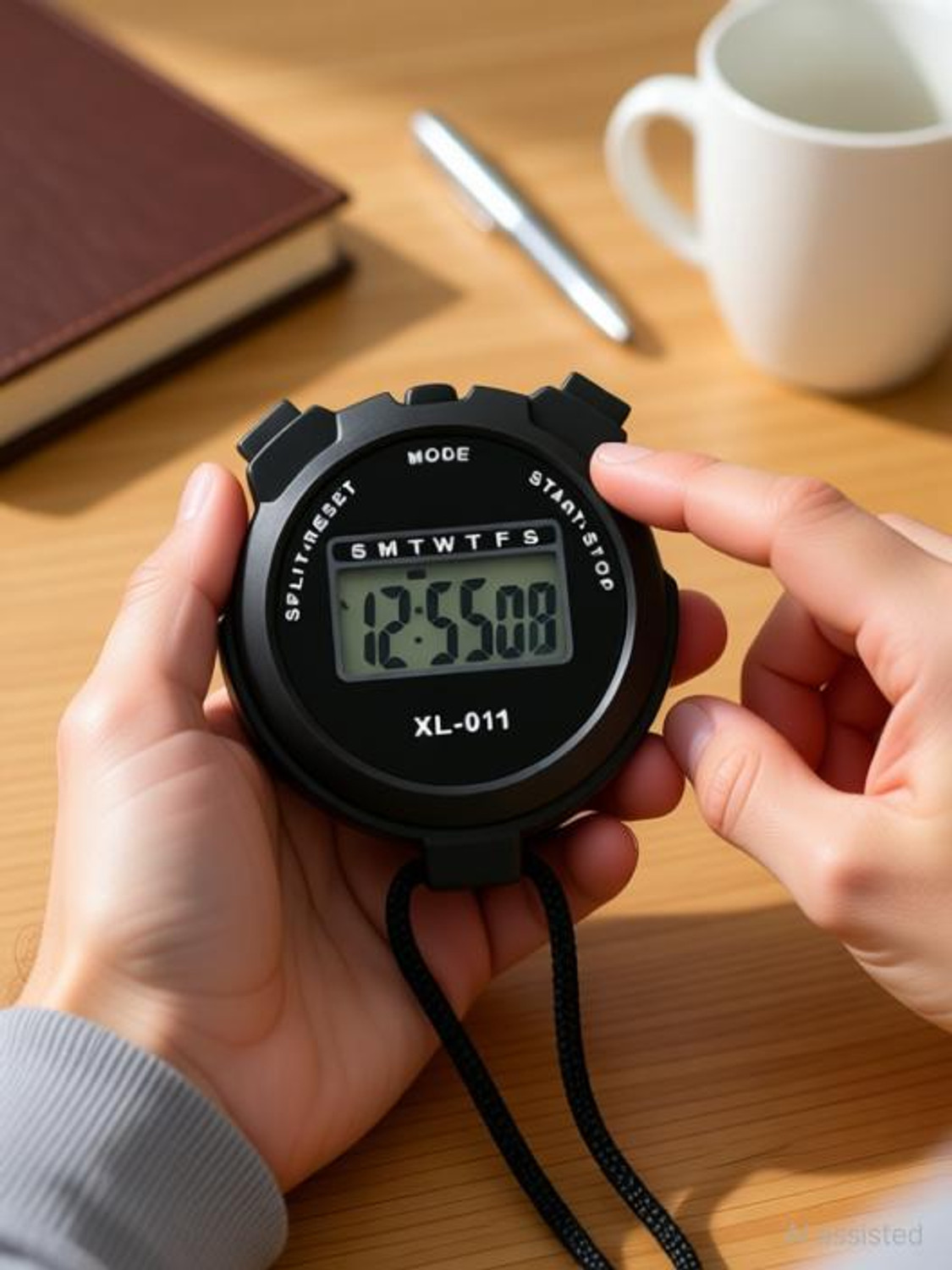 Image of STEFLON Digital Black Clock
