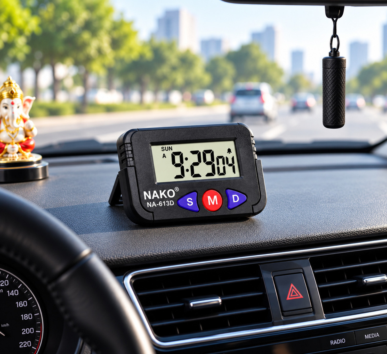Image of Simxen Digital Black Clock