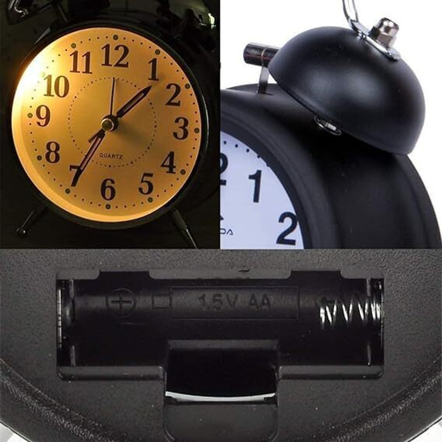 Image of ZEQON Analog Black Clock