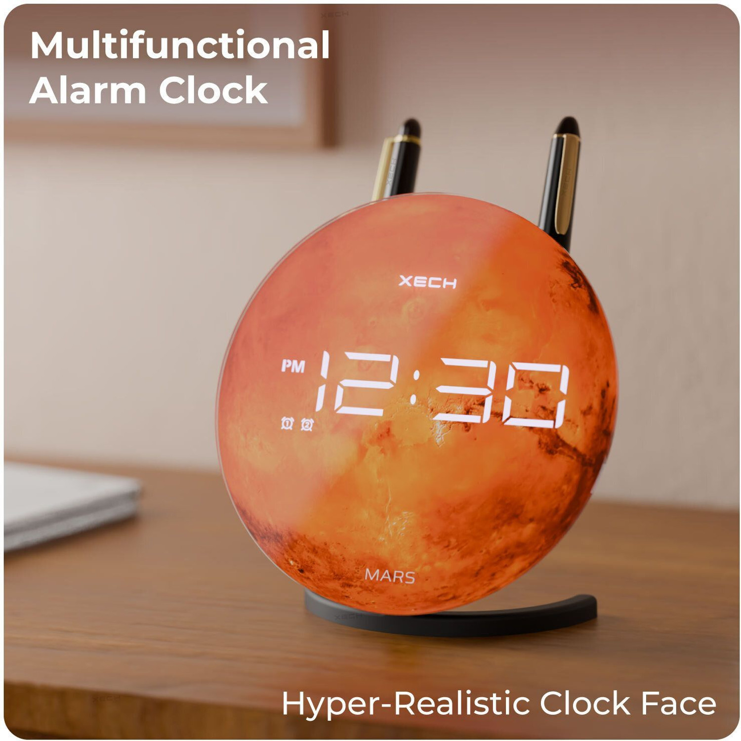 Image of xech Digital Orange Clock