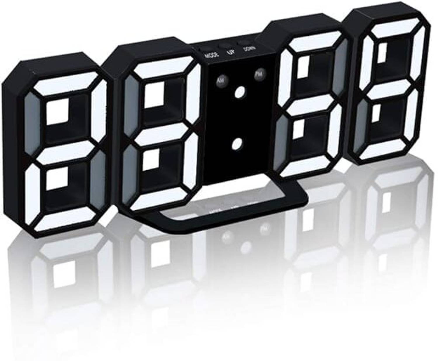 K.B.SALES Digital Black Clock - Image 1