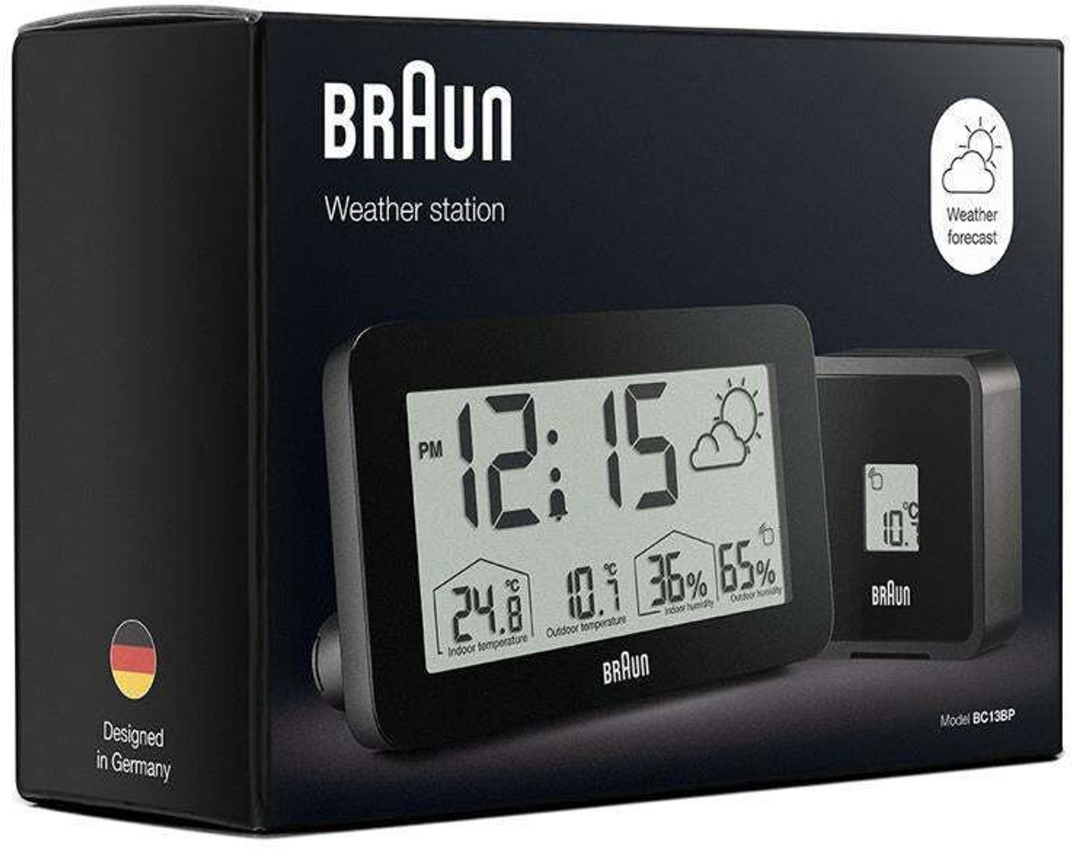 Image of Braun Digital Black Clock