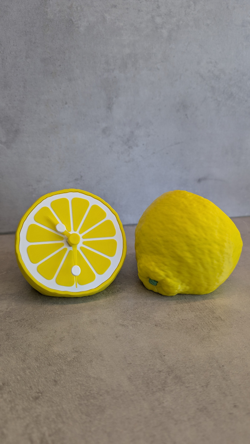 Image of Bhootia Analog Yellow, White Clock
