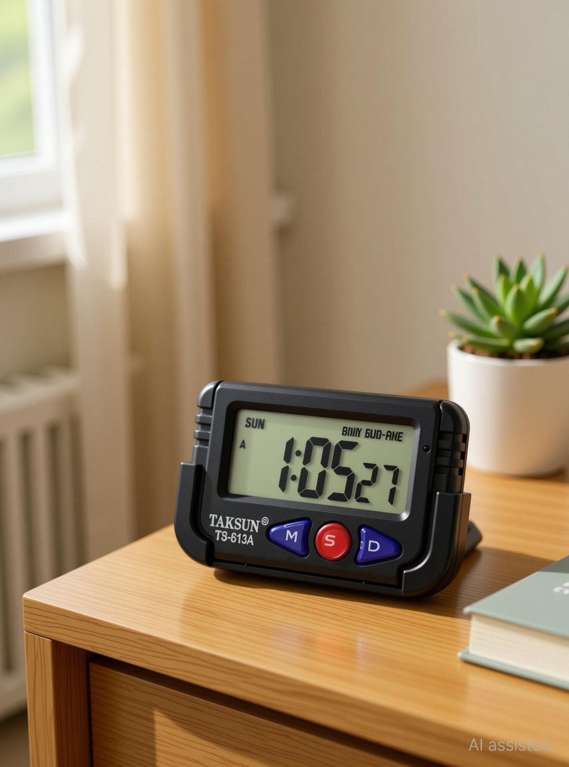 Image of BLAPOXE Digital Black Clock