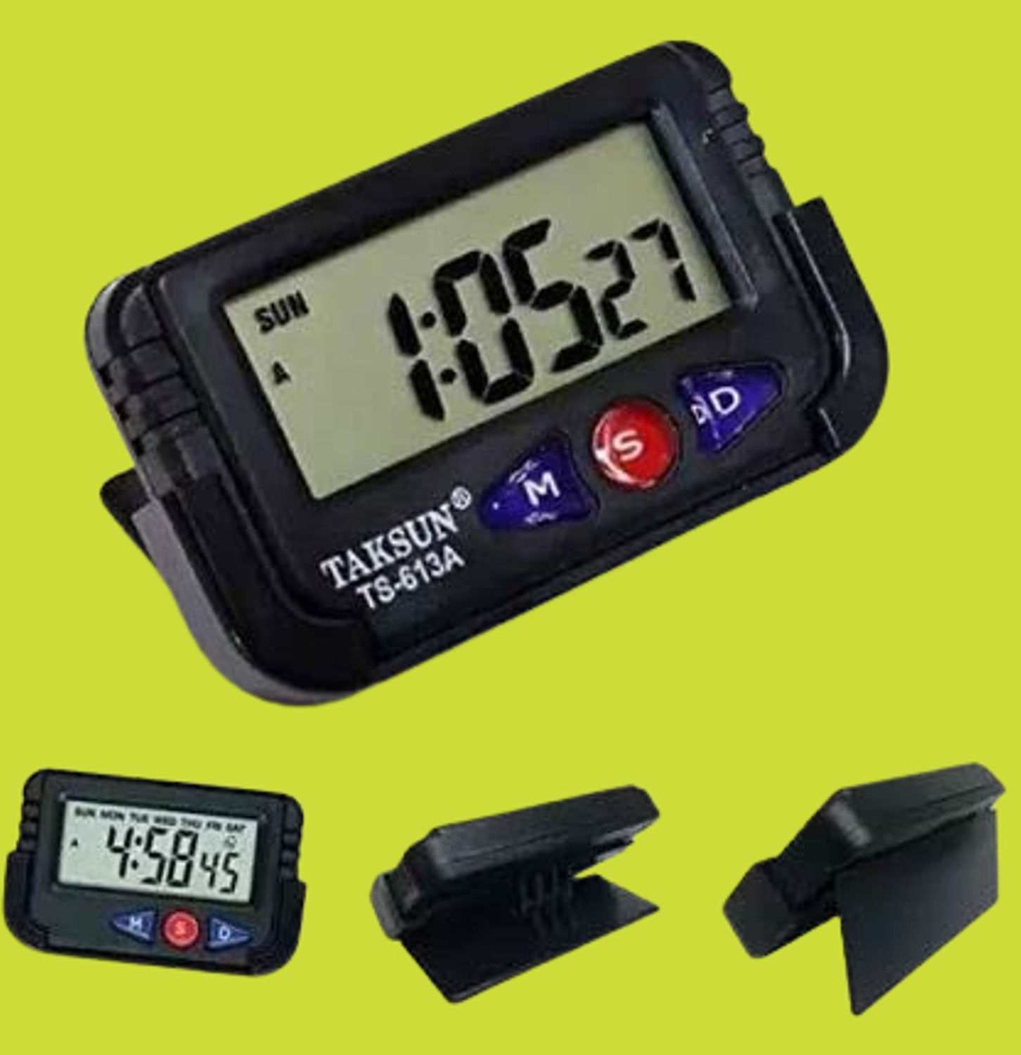 Image of BLAPOXE Digital Black Clock