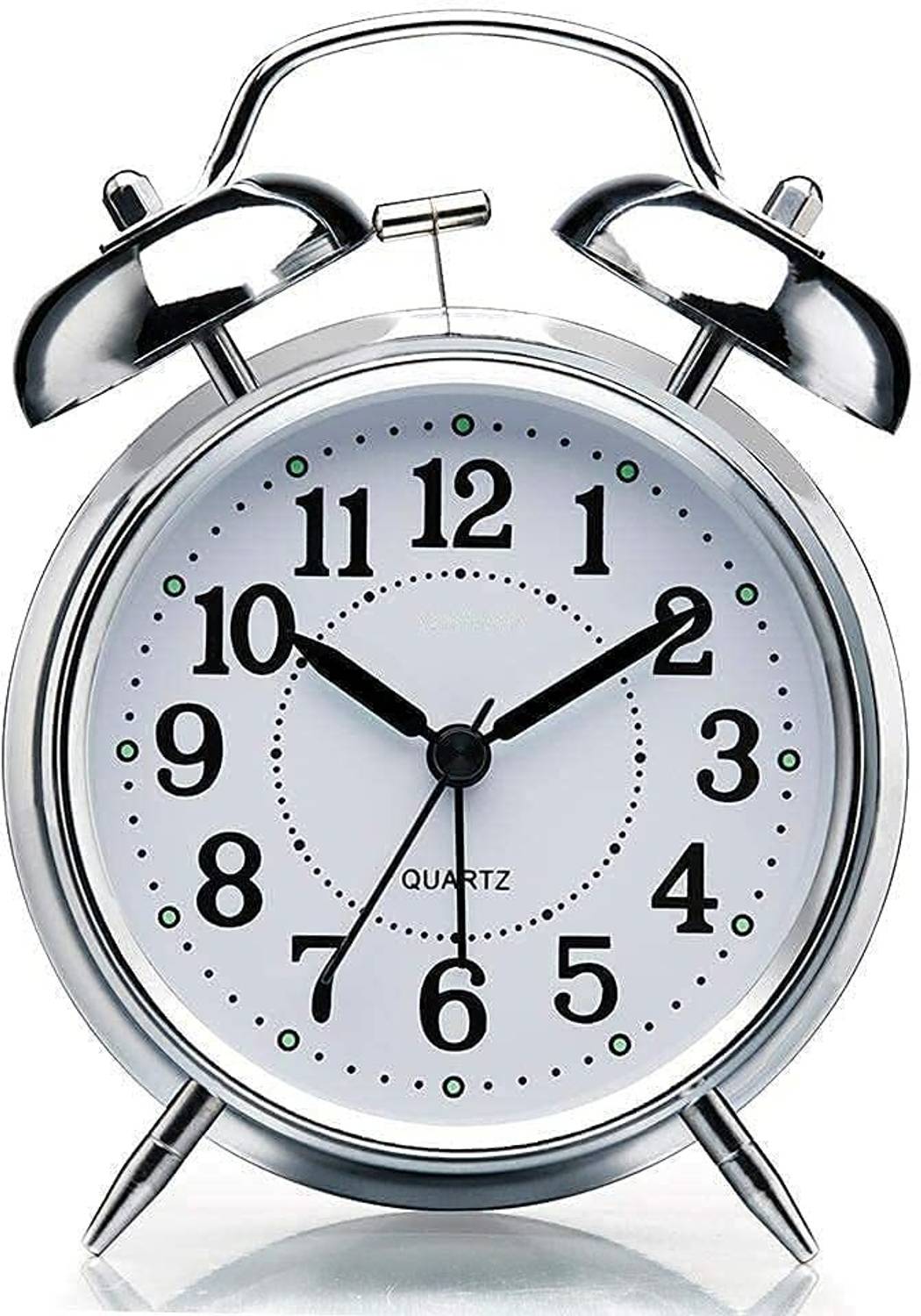 Adonai Analog Silver Clock