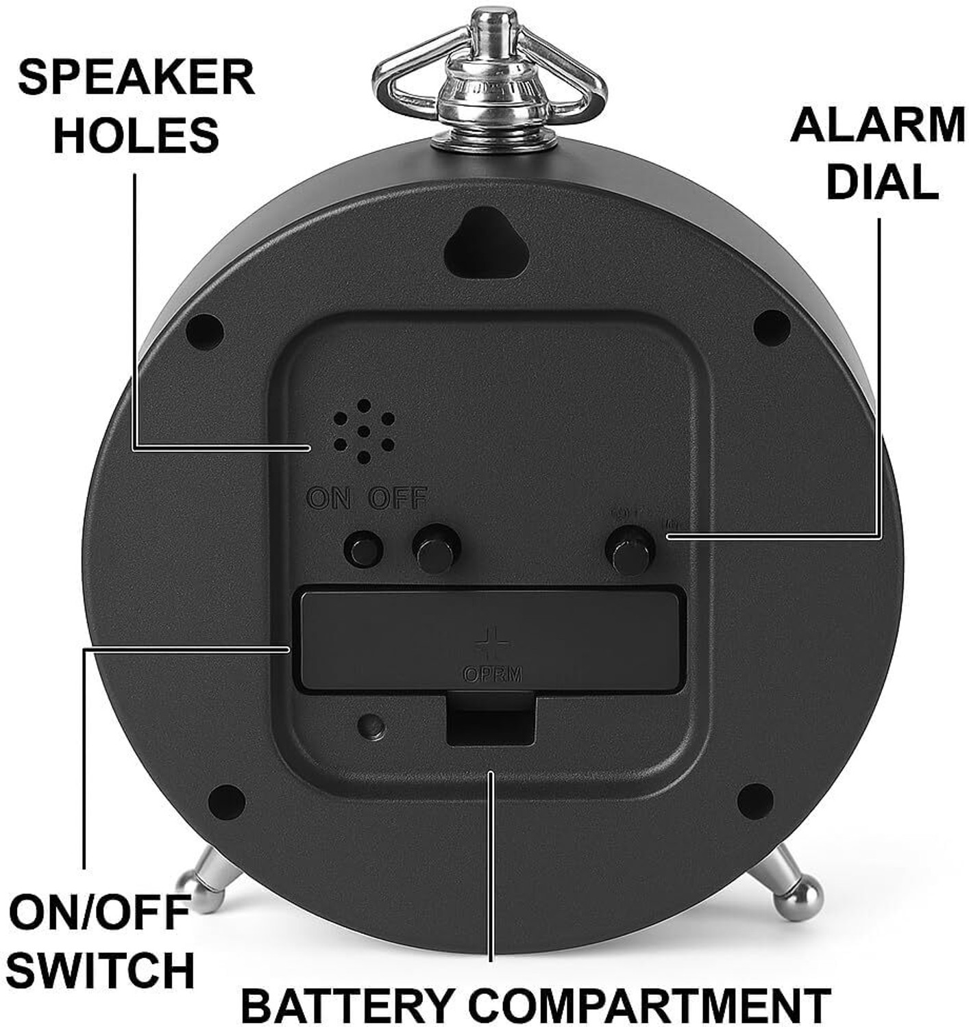Image of AERYS Analog Black Clock