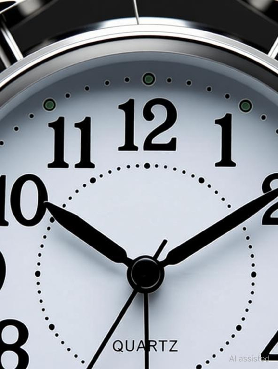 Image of RB CREATION Analog Silver Clock