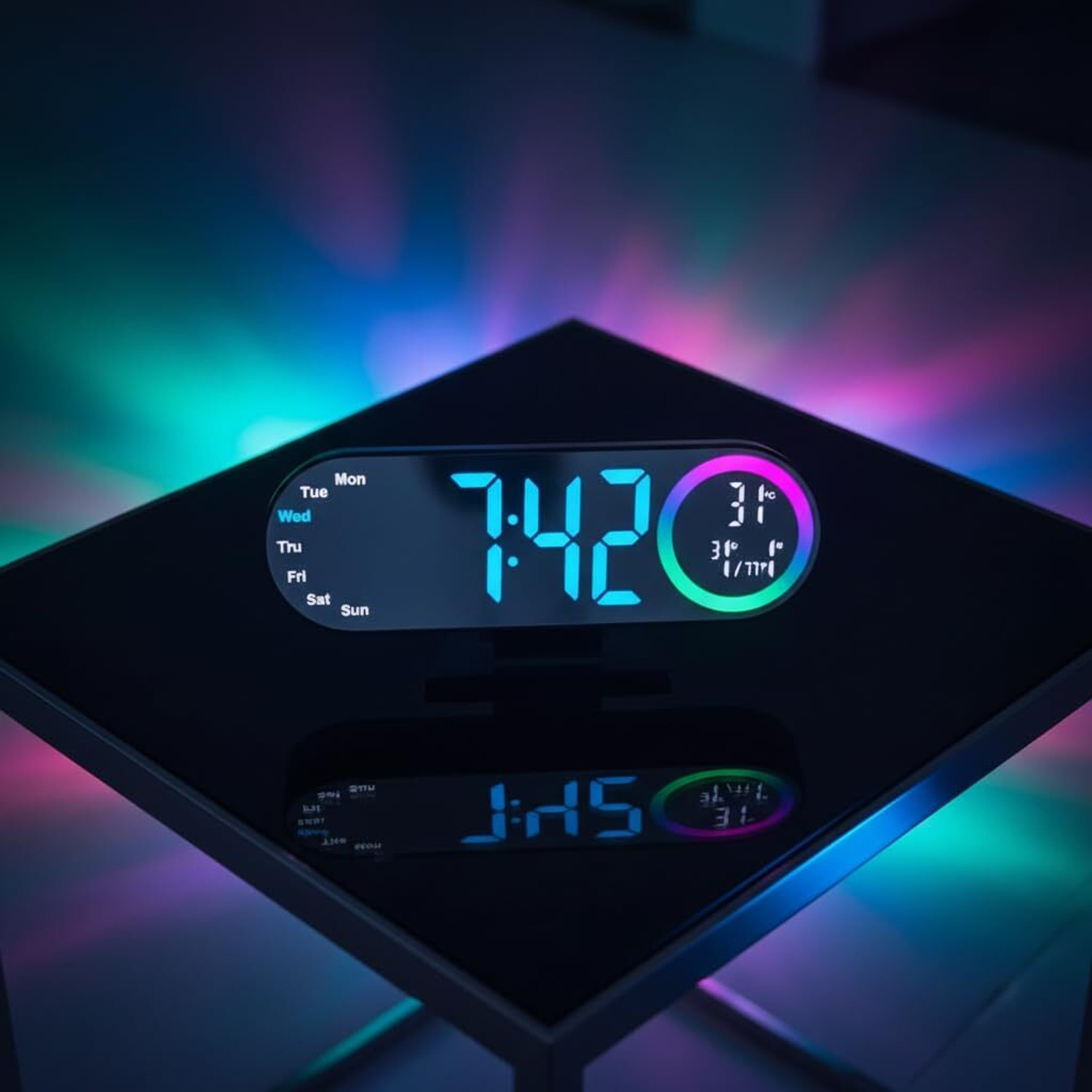 Image of Lipzie Digital Black Clock