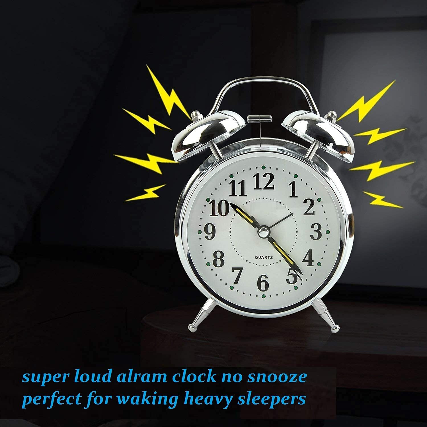 Image of KIRTORASU Analog Silver Clock
