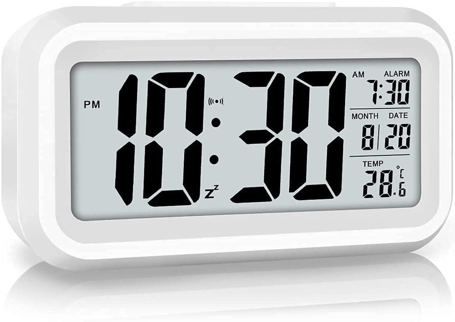 Image of Hiply Digital White Clock