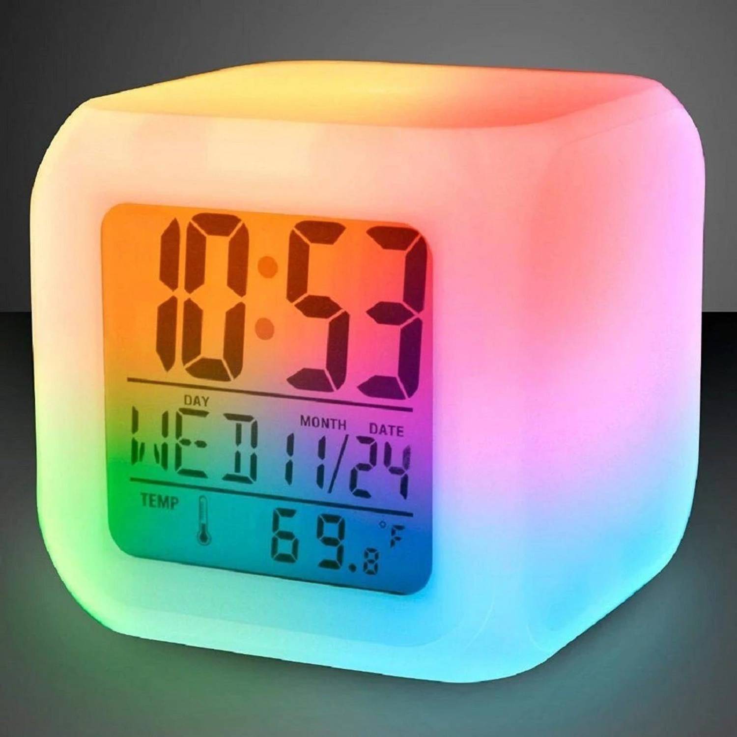 BBD Kitchen Shop Digital Multicolor Clock
