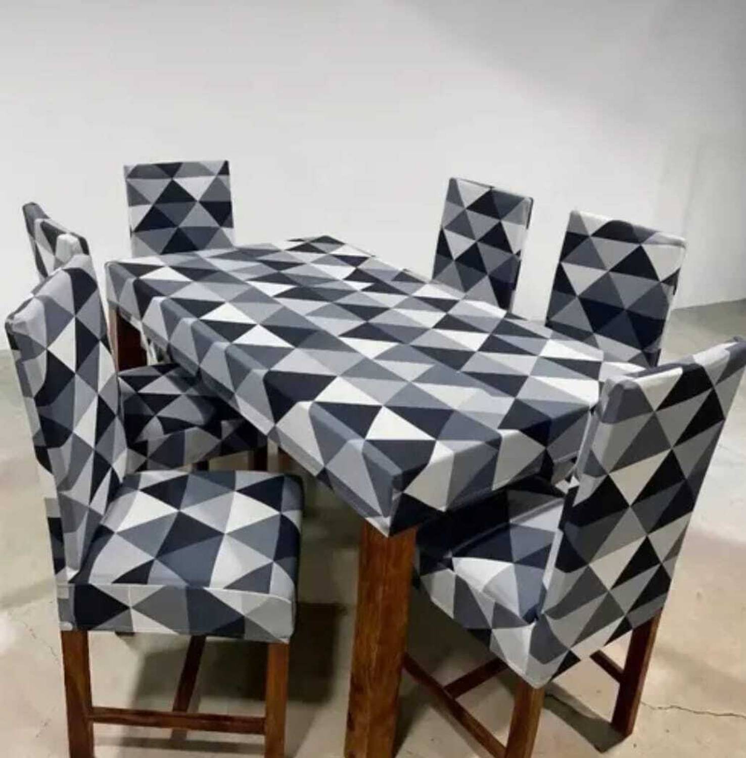 Bhavya Enterprises Polyester 6 Seater Floral Table Cover