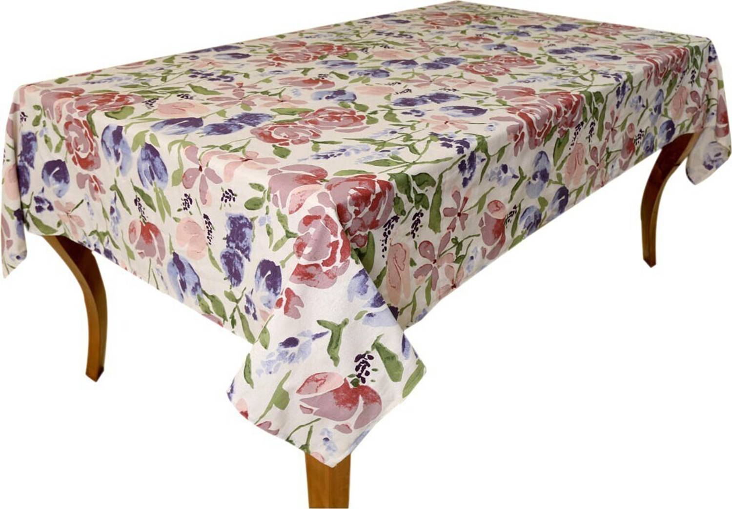 BILBERRY Furnishing By Preeti Grover Cotton 6 Seater Floral Table Cover