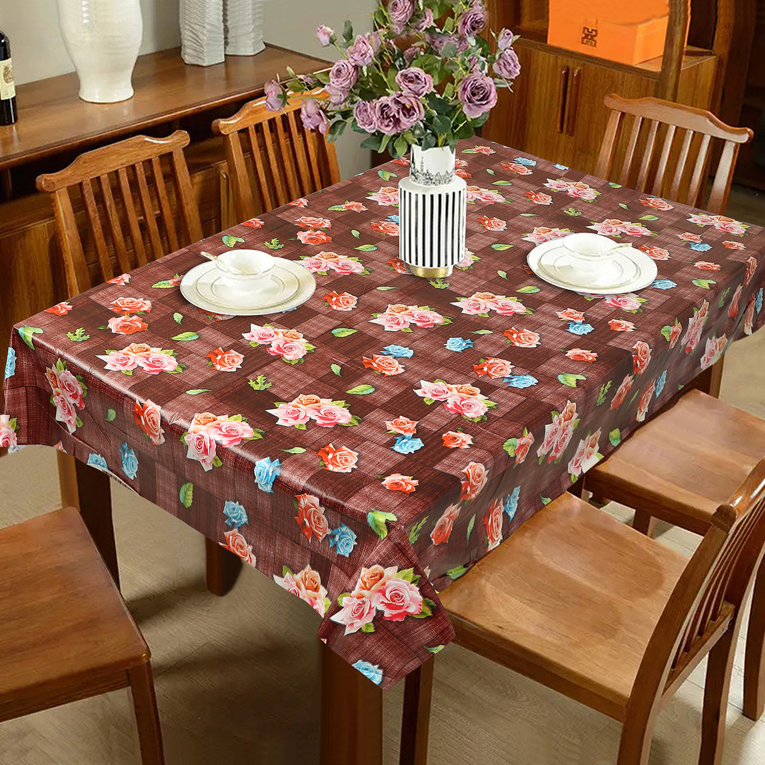 Image of Flipkart SmartBuy PVC 6 Seater Printed Table Cover