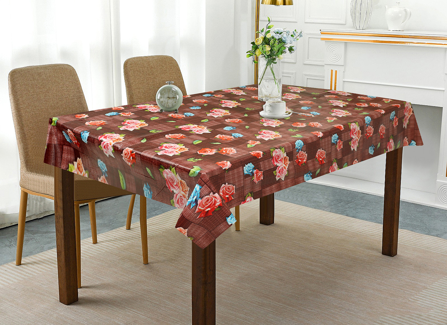 Image of Flipkart SmartBuy PVC 6 Seater Printed Table Cover