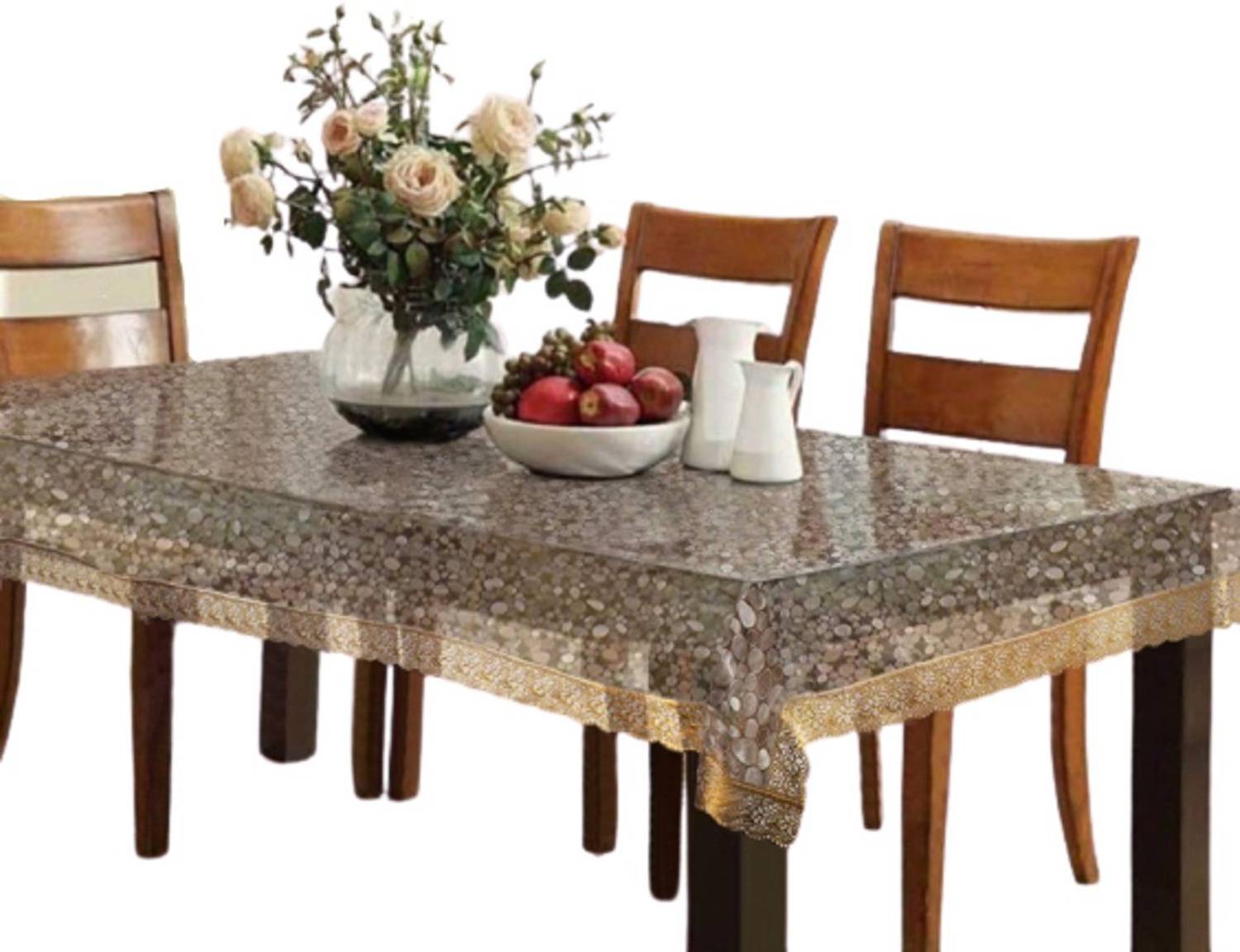 BLUEGRACE Polyester 8 Seater Geometric Table Cover