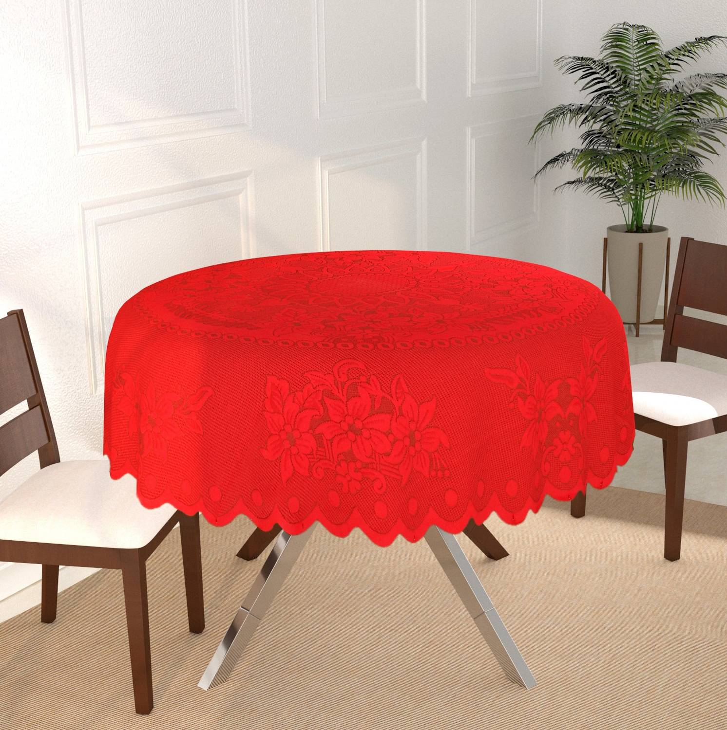 Bigger fish Cotton 2 Seater Floral Table Cover