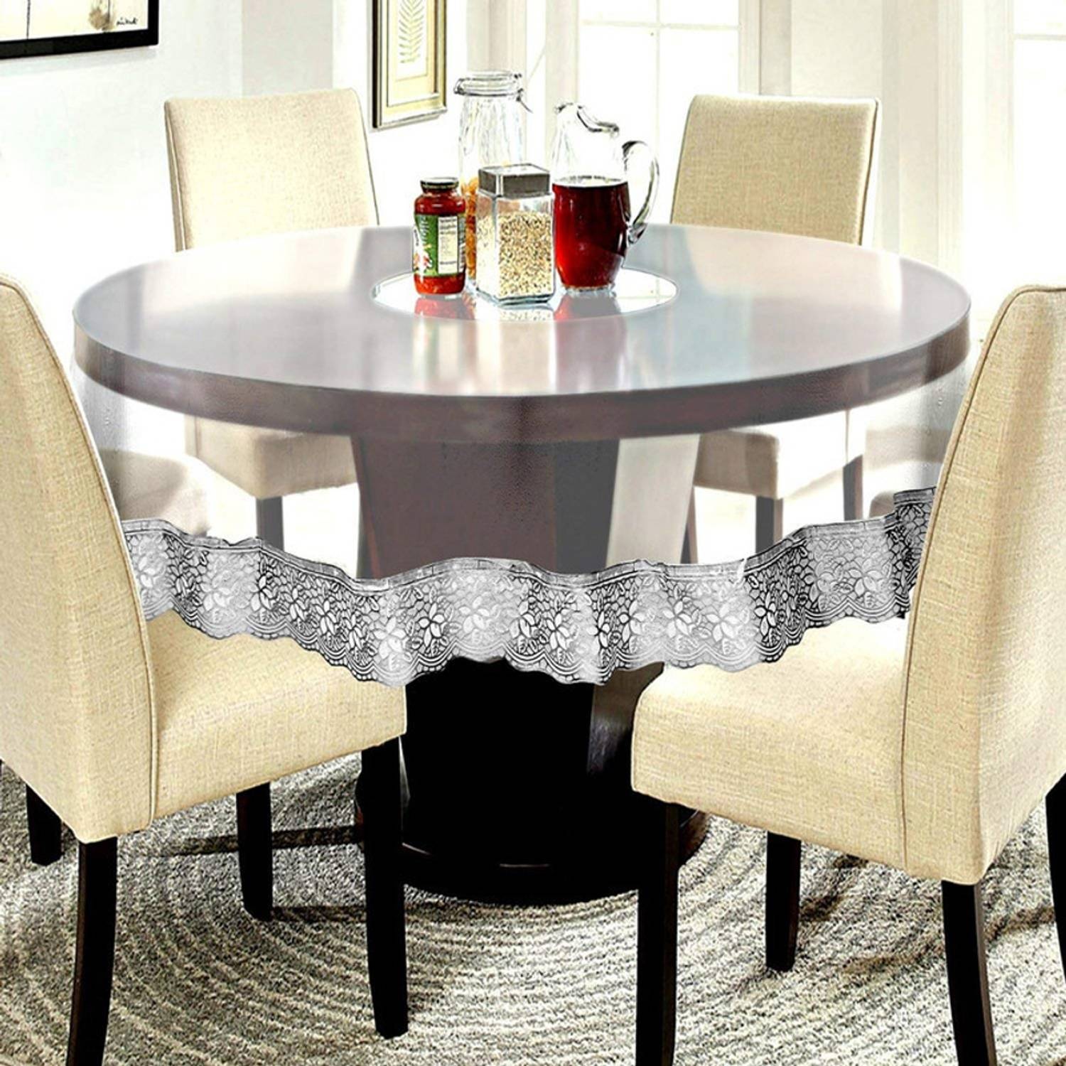 Bluegrass PVC 6 Seater Solid Table Cover