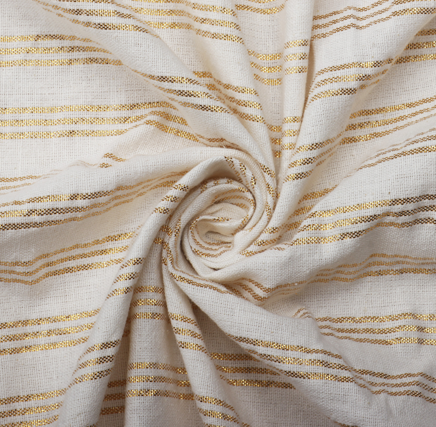 Image of AIRWILL Cotton 6 Seater Striped Table Cover