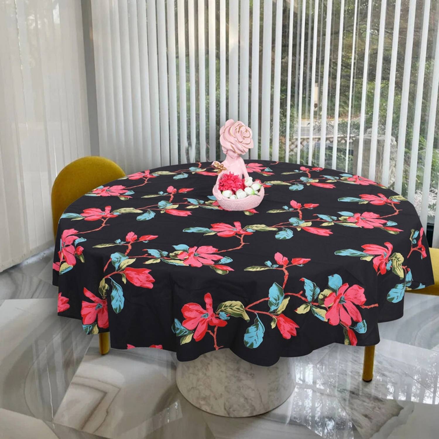 CAPUA Cotton 6 Seater Printed Table Cover