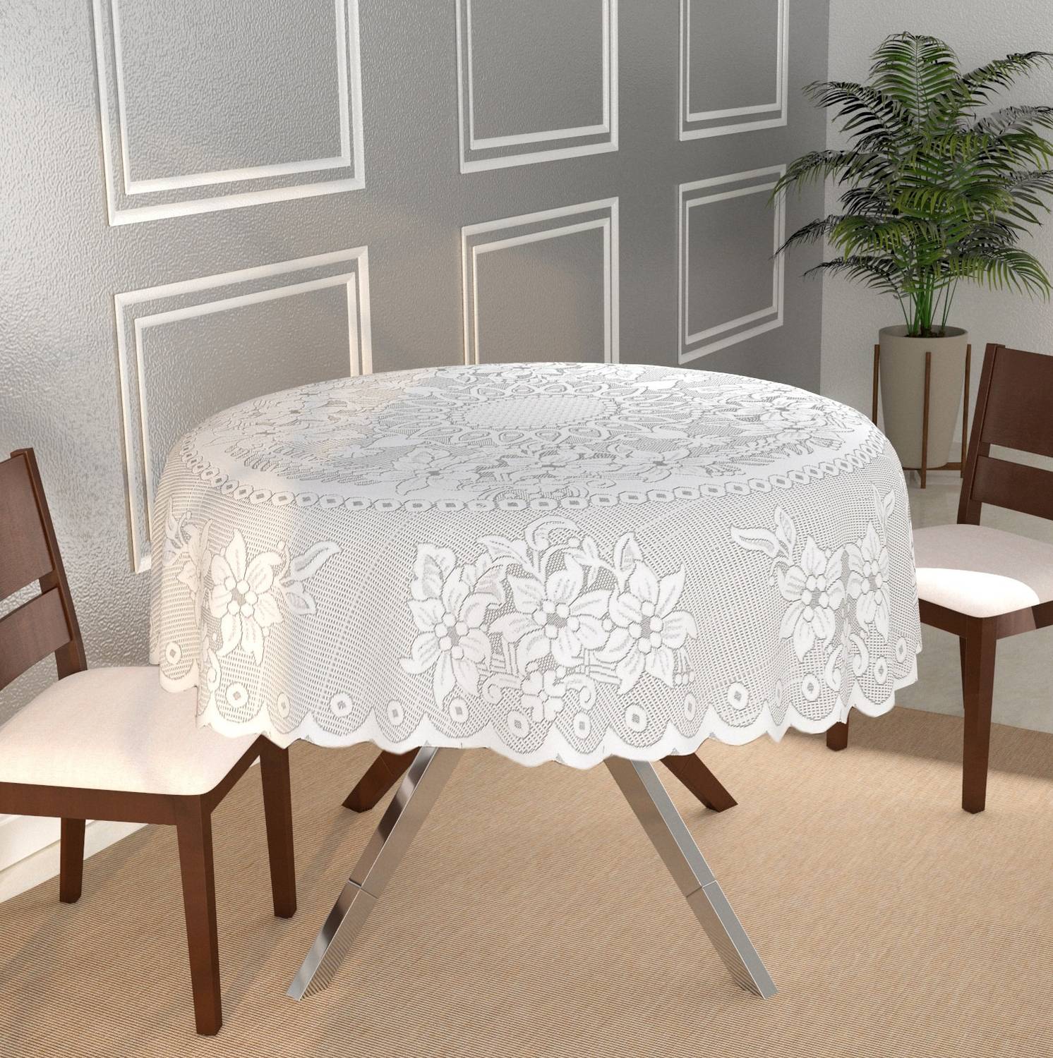 Bigger fish Cotton 2 Seater Floral Table Cover