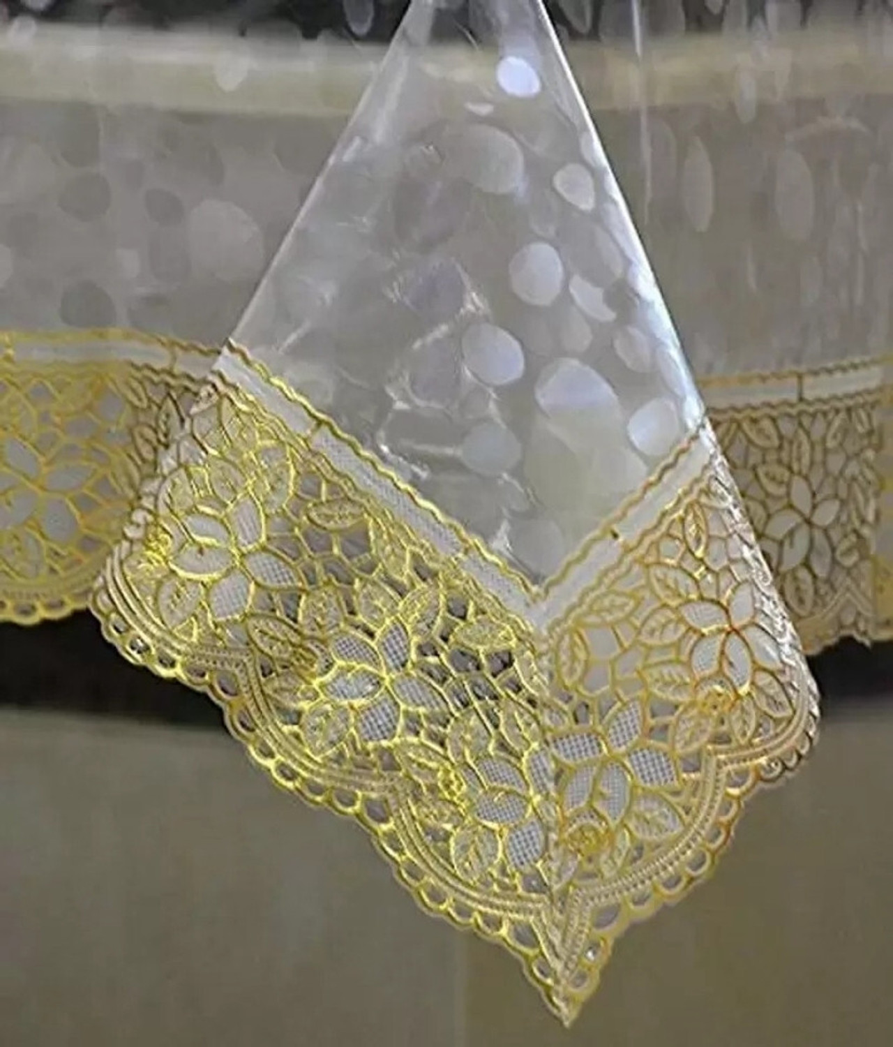 Image of AmorFashido PVC 4 Seater Solid Table Cover