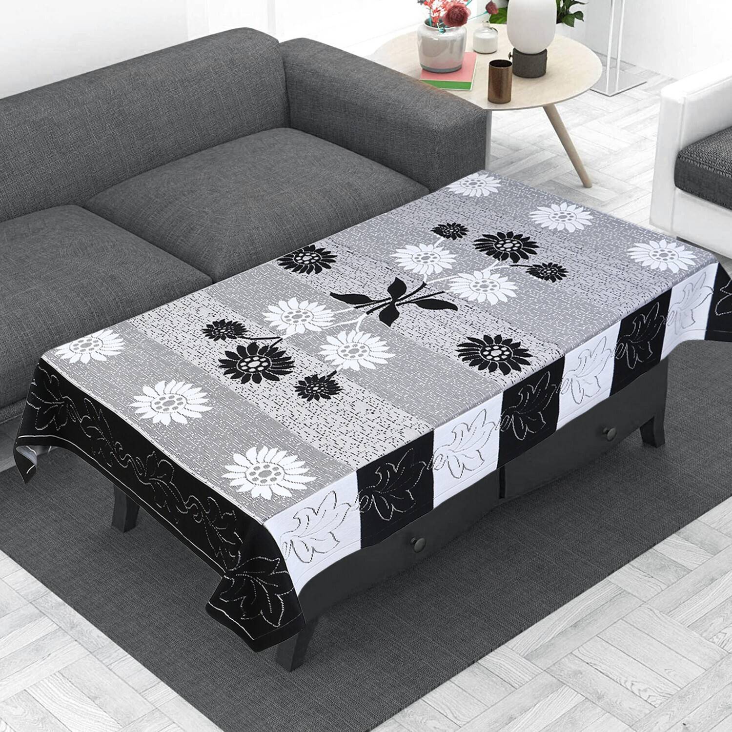 Bigger fish Cotton 4 Seater Floral Table Cover