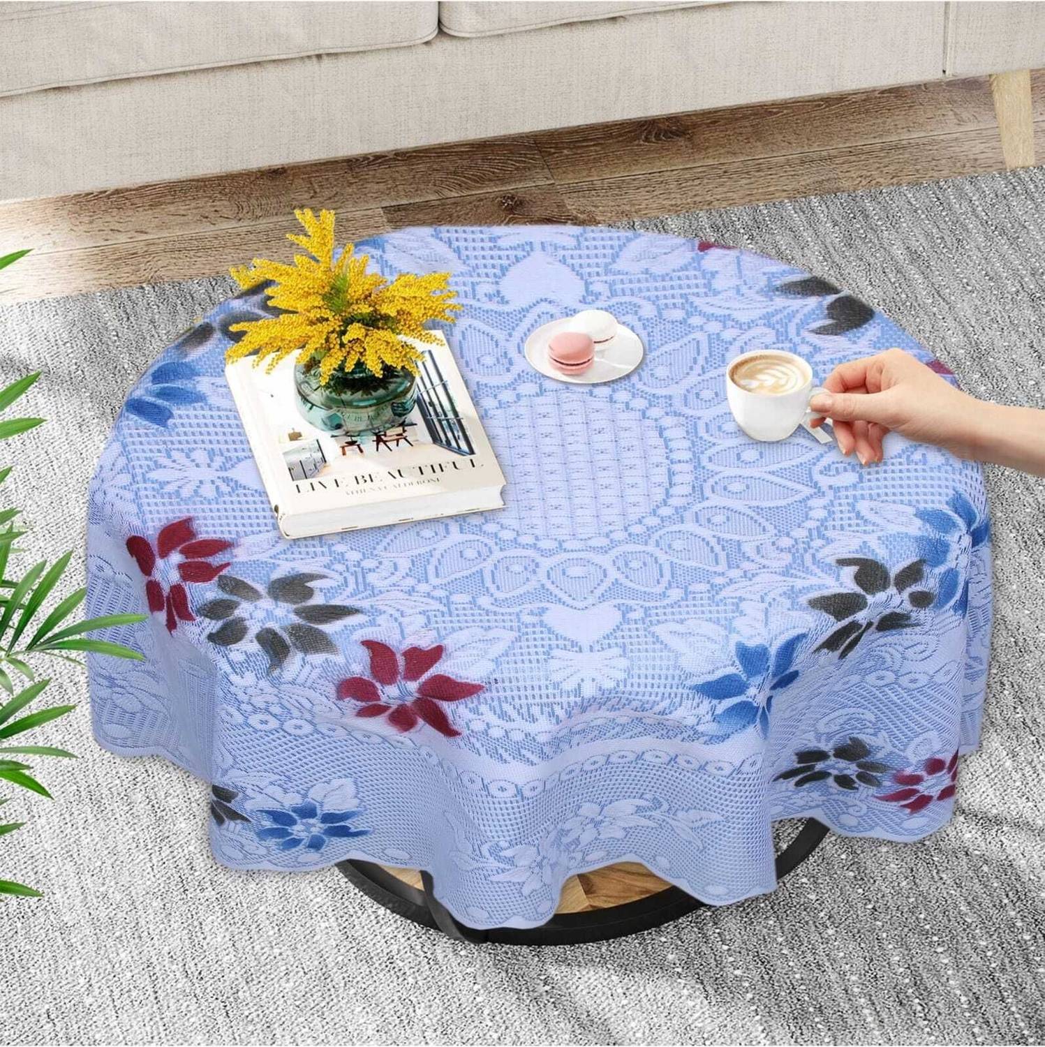 ABN Furnishing Cotton 2 Seater Embroidered Table Cover