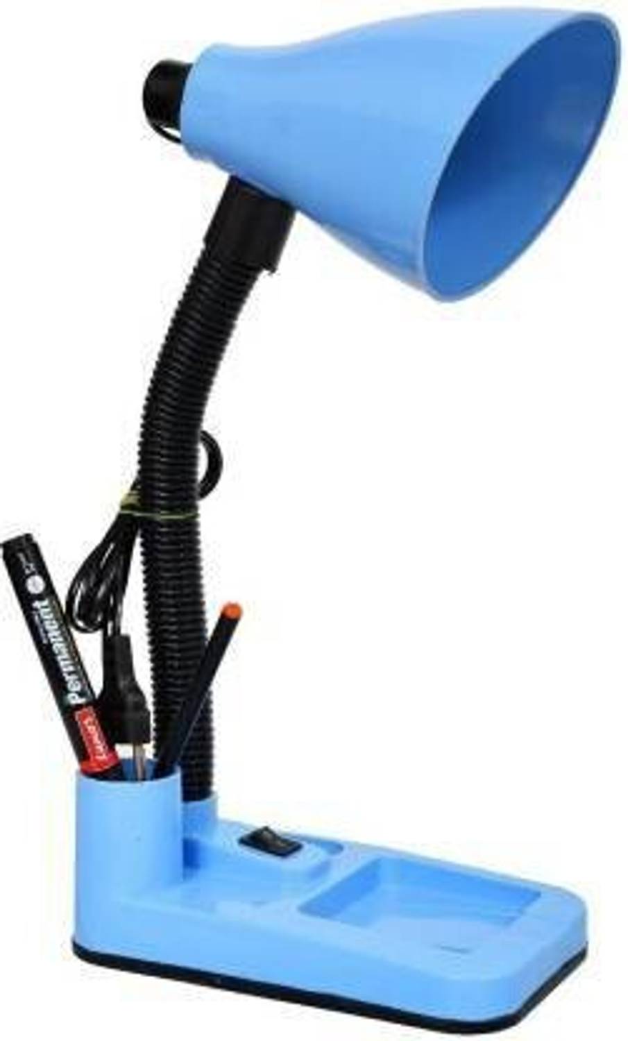 spark world Flexible Electric 222 Blue Study Lamp (30 cm, Blue)_1