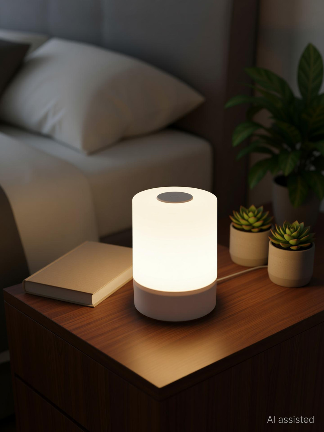 Image of WAAN Bedside Lamp 3 Smart LED Table Lamp Study Lamp