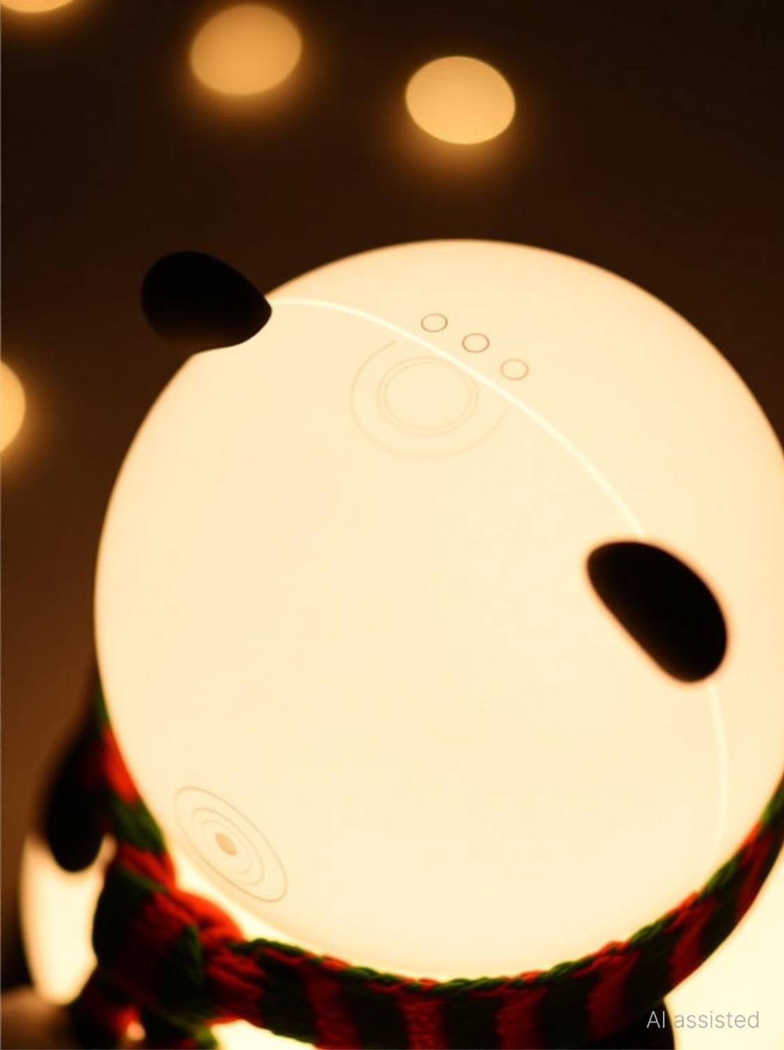 TechPride Cute Panda Silicone USB Night Lamp - Image 4