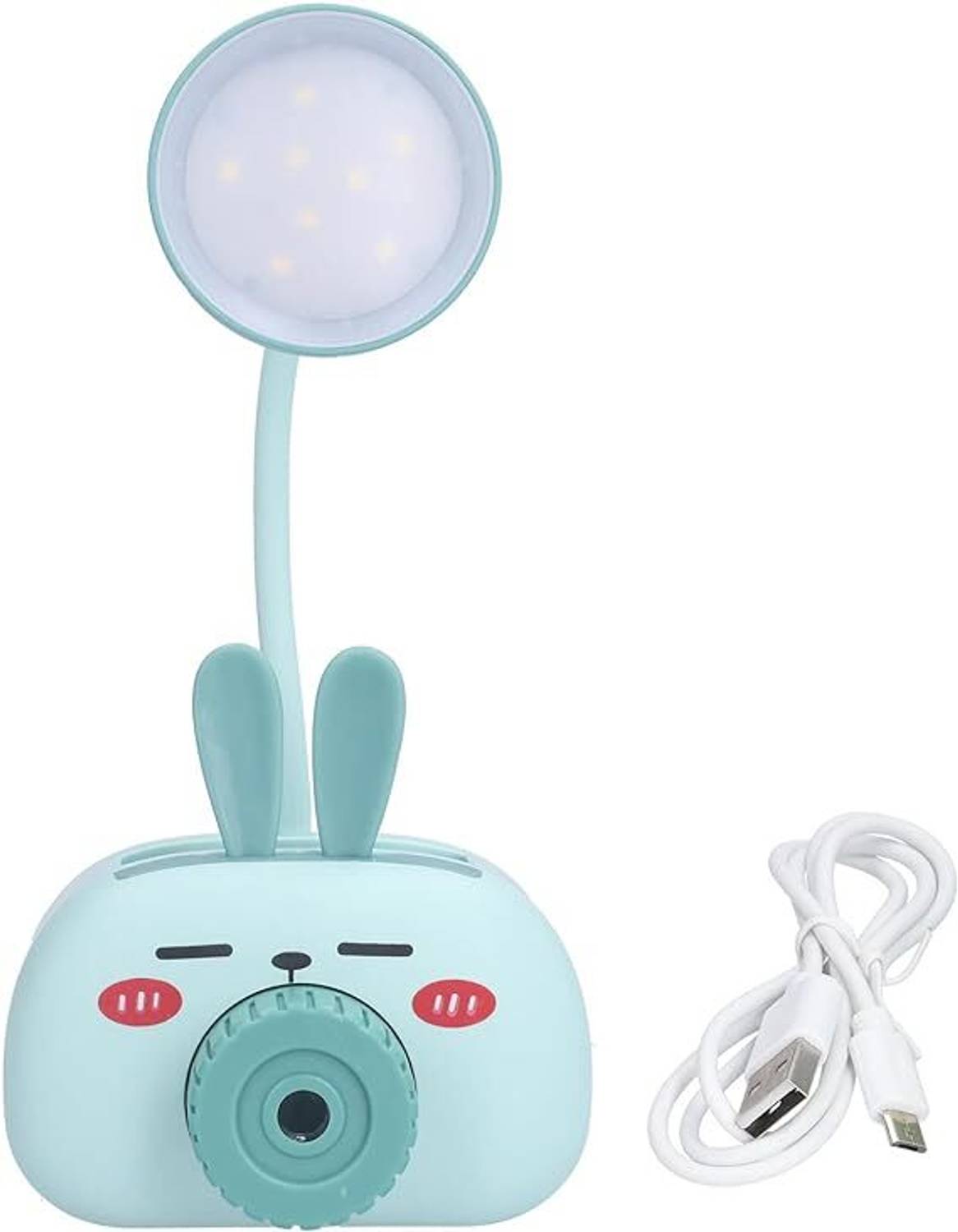 AKR Camera Style Piggy Lamp With Sharpener Mobile stand Multicolour Night lamp Table Lamp