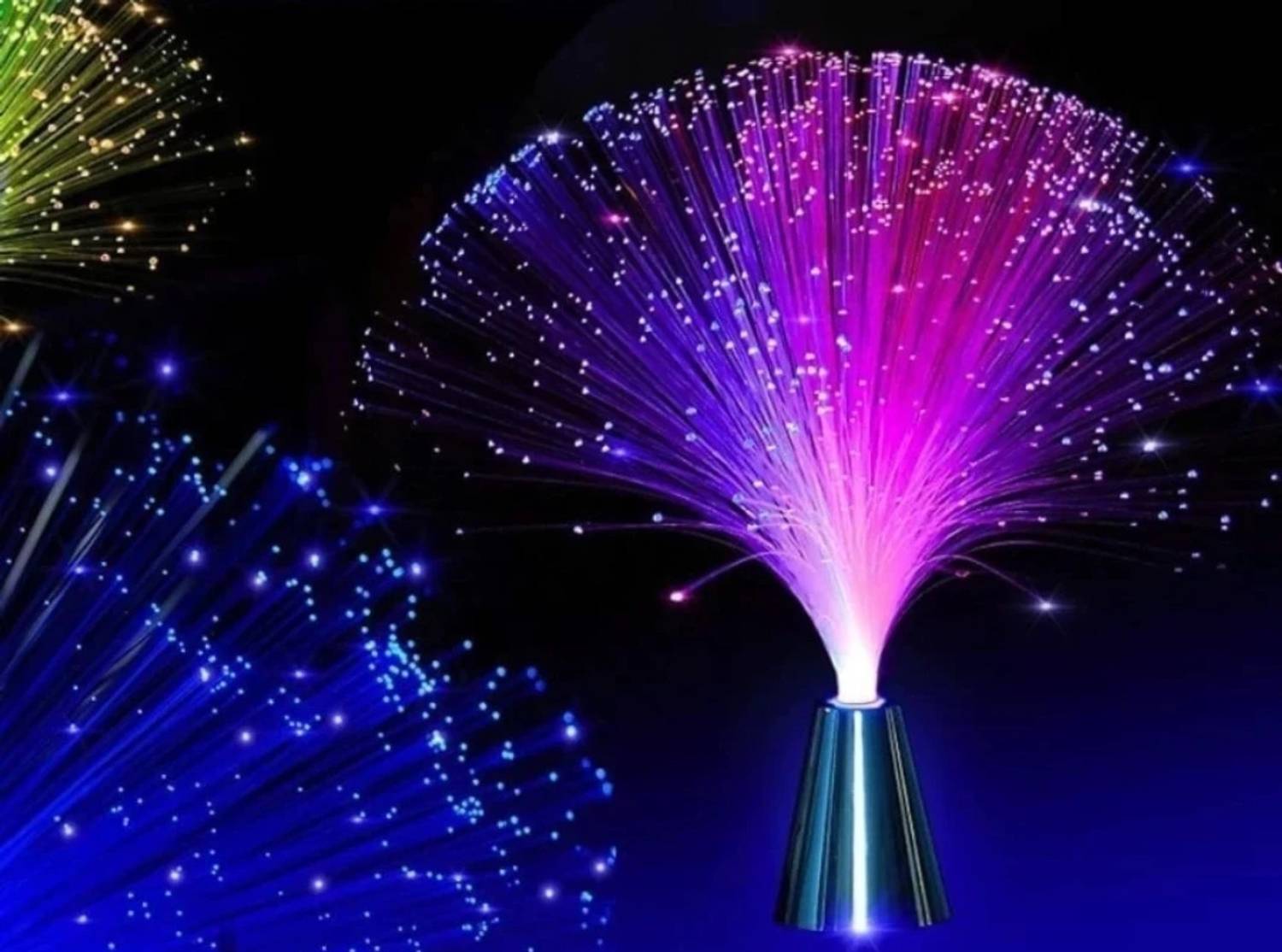Bhaktvatsal Enterprise USB OPTICAL FIBER LAMP Night Lamp (5 cm, M
