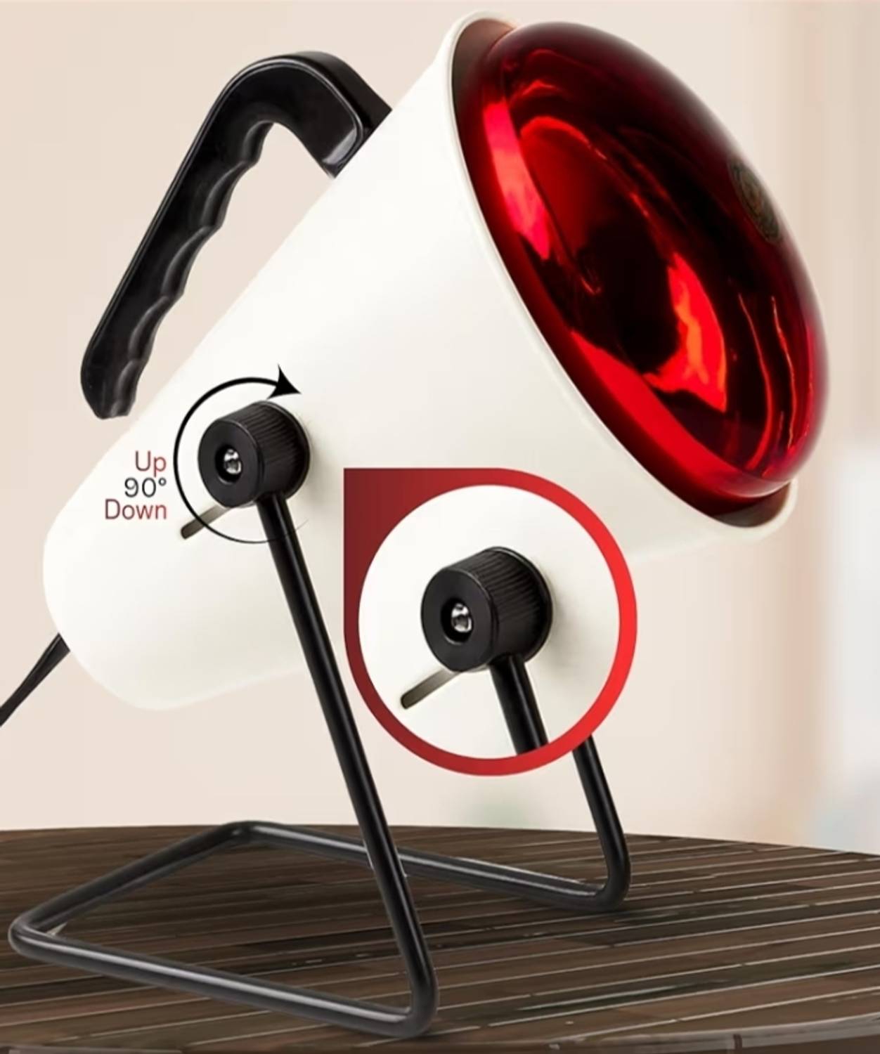 keshomed GI-046 Table Lamp (16 cm, White)
