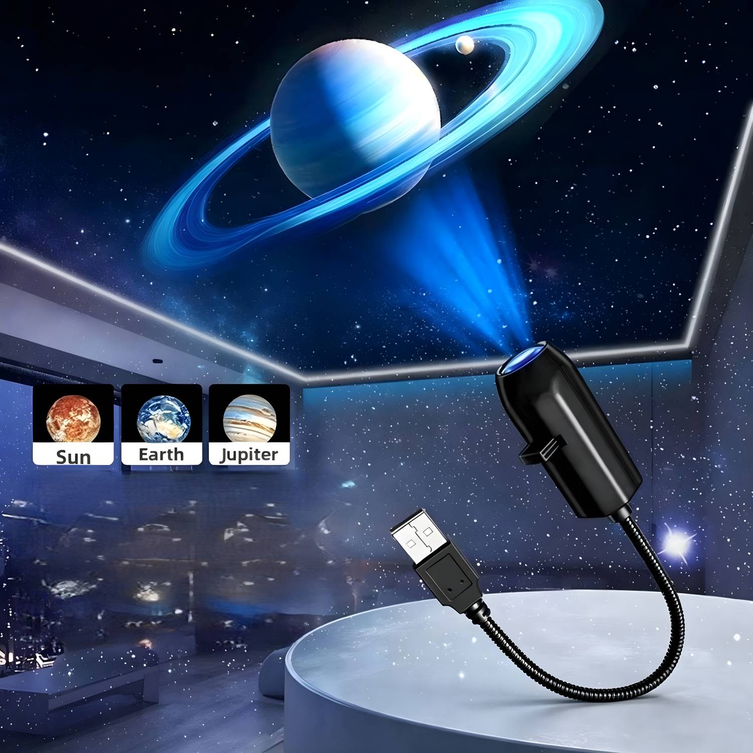 Dancing Panda Sky Beam' Light Projector