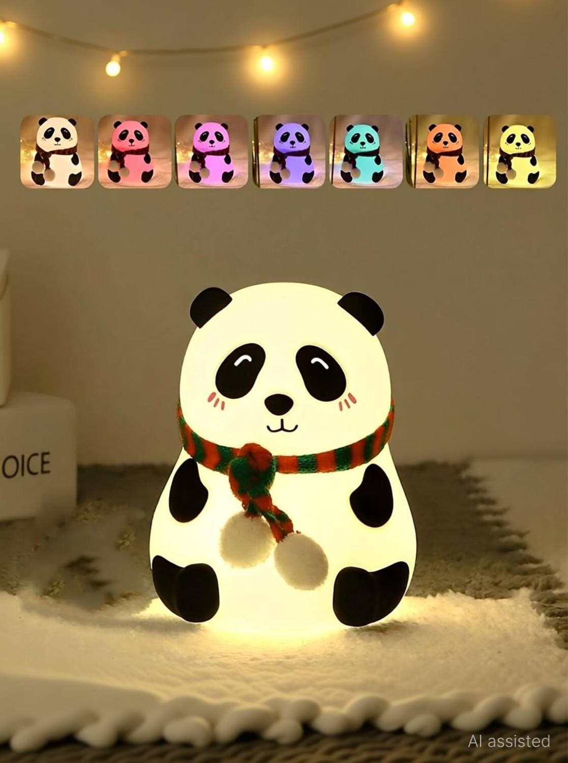 CRENTILA Cute Panda USB Rechargeable Night Lamp - Image 2