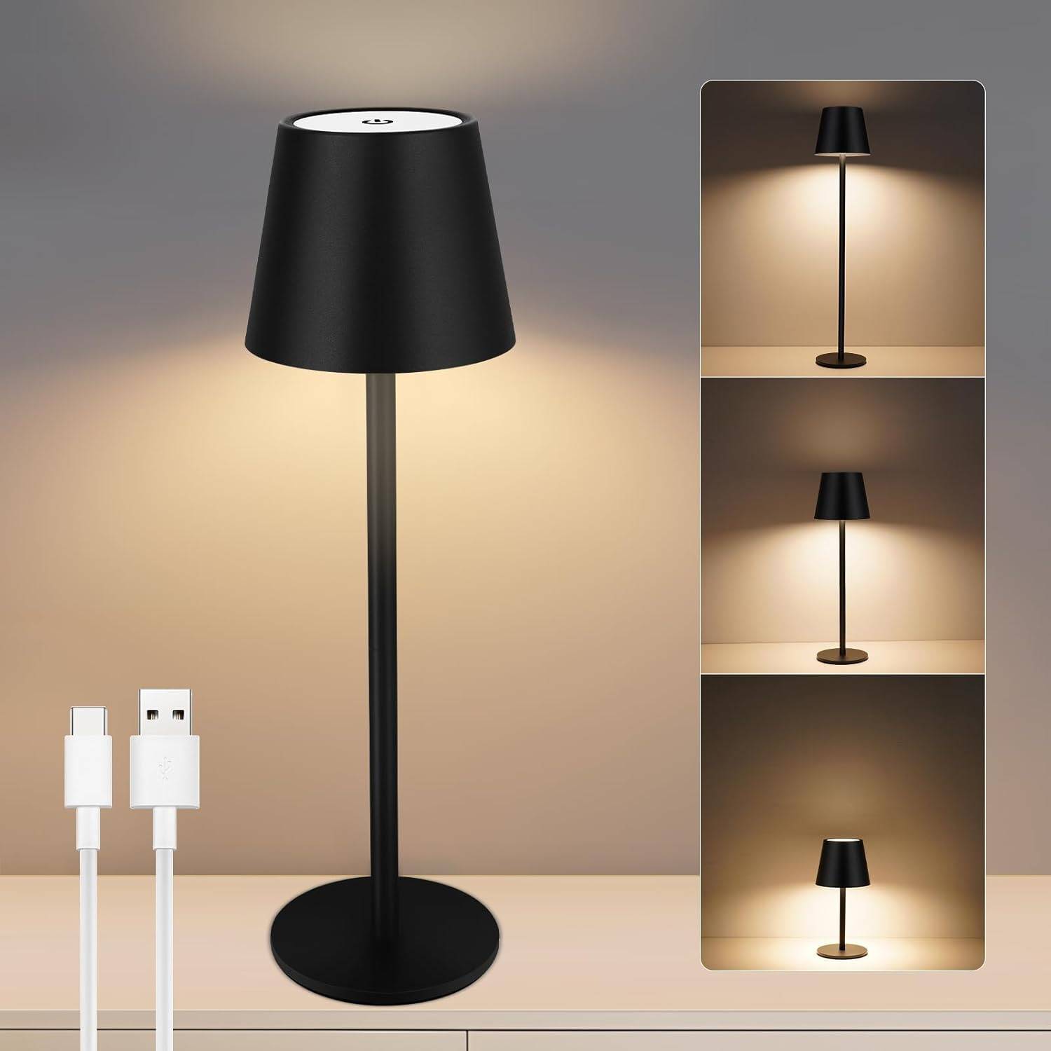 Dwiza Enterprise Cordless Table Lamp Portable LED Rechargeable Di