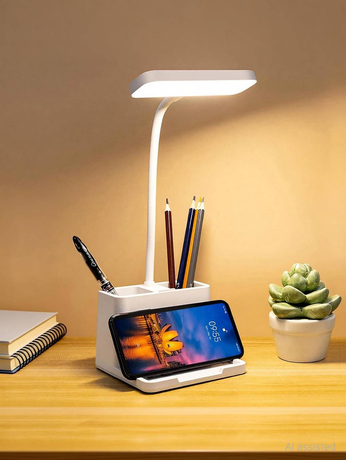 iDOLESHOP 3 Color LED Rechargeable Night Lamp - Image 2
