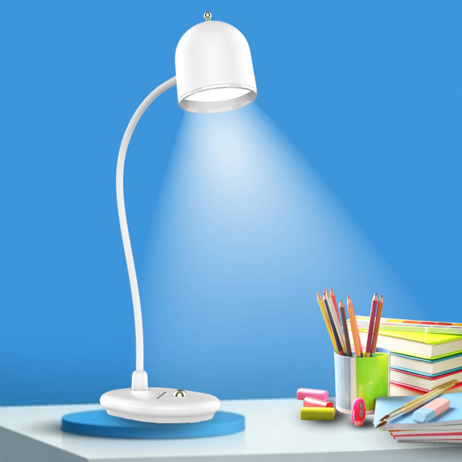 Make Ur Wish High Brightness Rechargeable LED Study Table/Desk La