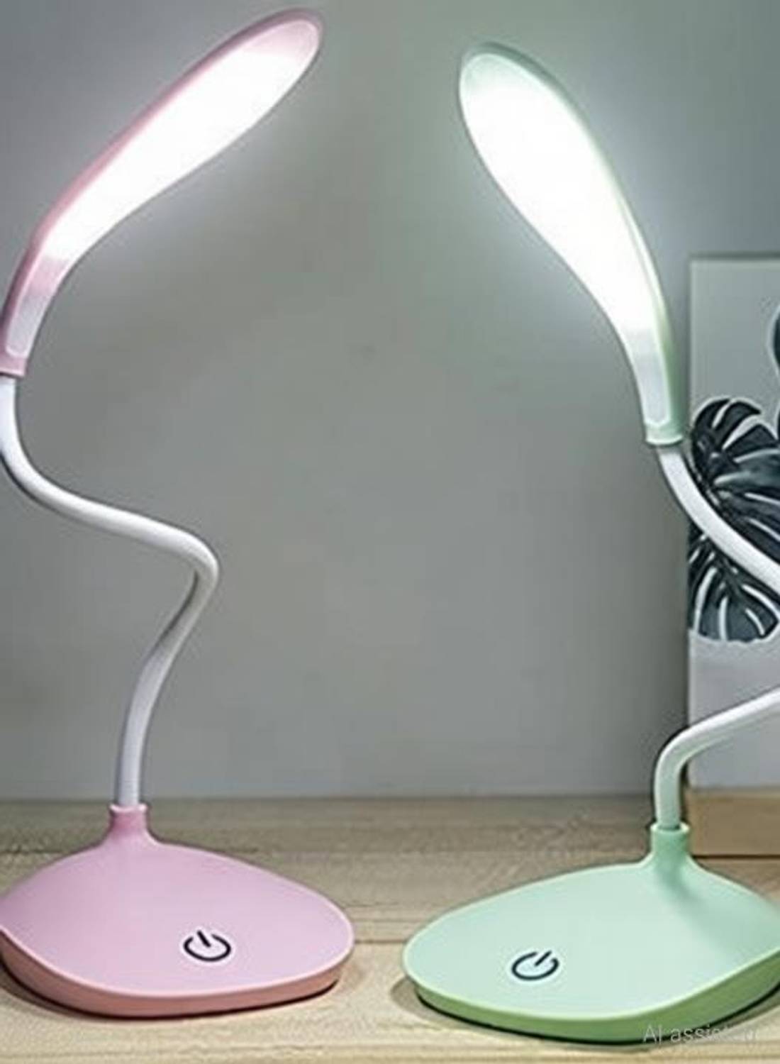 BHAJANLAL GREENERY Study Table Lamp with LED Touch On Off Switch Reading Dimmer Light_L41 Study Lamp