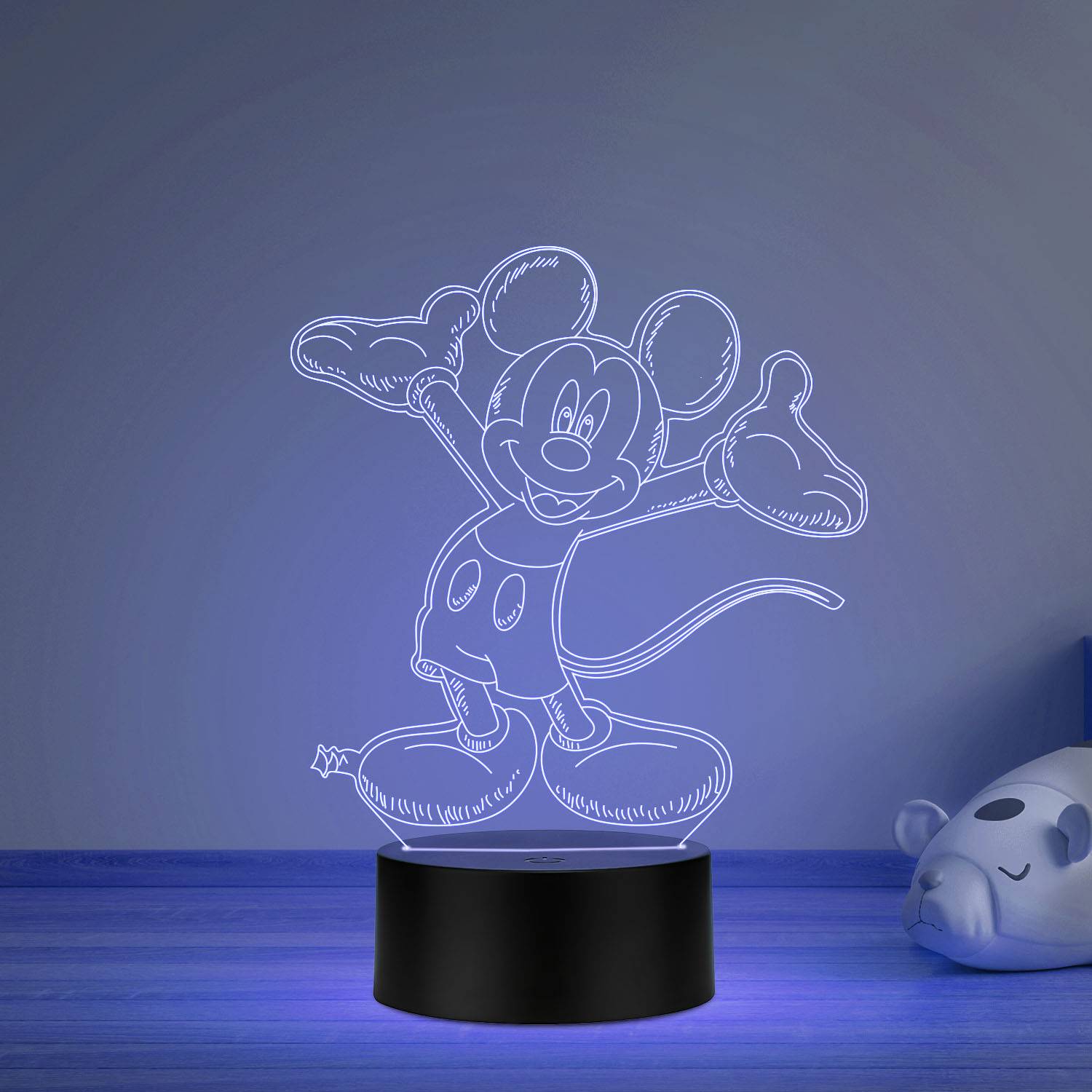 StarLaser 3D Cute Mickey Mouse Night lamp for Kids 16 Color